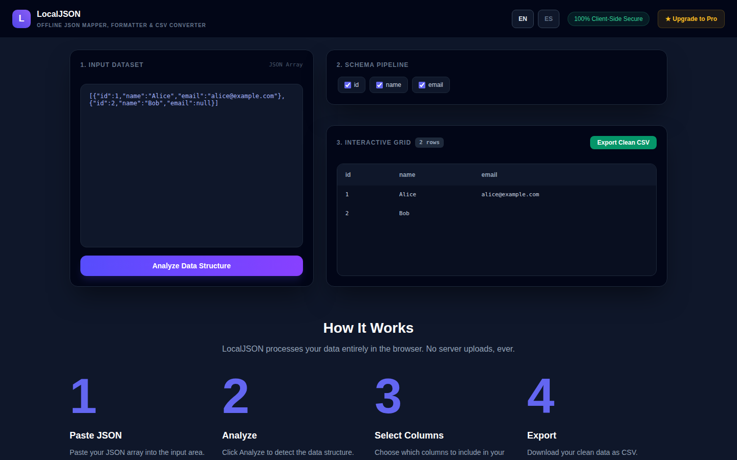 LocalJSON interface for Comparing JSON Files: A Practical Guide